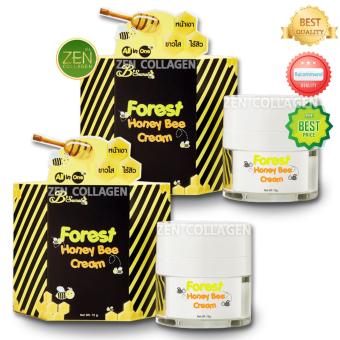 B'Secret Forest Honey Bee cream ครีมน้ำผึ้งป่า ครีมหน้าเงา ขาวใส ไร้สิว All in One เซ็ต 2 กระปุก (15 กรัม /1 กระปุก) B'Secret Forest Honey Bee cream ครีมน้ำผึ้งป่า ครีมหน้าเงา ขาวใส ไร้สิว All in One เซ็ต 2 กระปุก (15 กรัม /1 กระปุก)