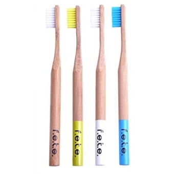 Bamboo toothbrush Best Eco-Friendly biodegradable Bamboo Handles and BPA-Free Non-Plastic Nylon Bristles For Natural Dental Care Perfect Environmentally Friendly Way To Help Our Planet Go Green - intl Bamboo toothbrush Best Eco-Friendly biodegradable Bamboo Handles and BPA-Free Non-Plastic Nylon Bristles For Natural Dental Care Perfect Environmentally Friendly Way To Help Our Planet Go Green - intl