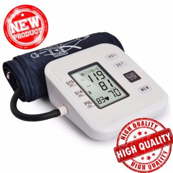 Bangkok life เครื่องวัดความดันโลหิต Arm Blood Pressure Monitor LCD Heart Beat Home Sphgmomanometer,