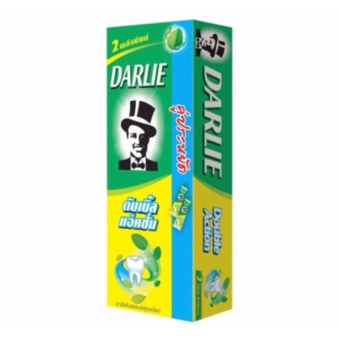 DARLIE ดาร์ลี่ ยาสีฟันดับเบิ้ลแอคชั่น170ก.X2 DARLIE ดาร์ลี่ ยาสีฟันดับเบิ้ลแอคชั่น170ก.X2