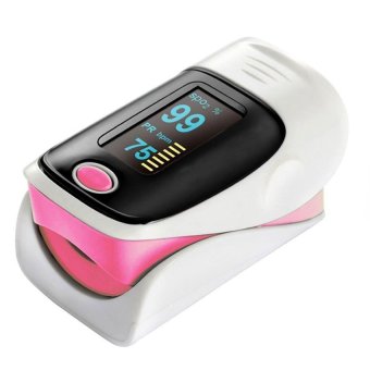 Fingertip oxymeter spo2,PR monitor Blood Oxygen Pulse Oximeter oxímetro(Pink) (Intl)