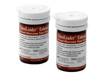 แผ่นตรวจน้ำตาล GlucoLeader รุ่น Enhance (ชนิดกระปุก)