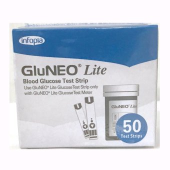 GluNEO Lite Test Strip แถบทดสอบเพื่อใช้กับ Whole blood (1*25)2 ขวด