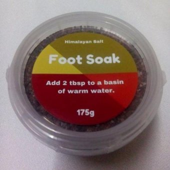 2560 Himalayan Salt Foot Soak - Black Salt (Fine) 175g