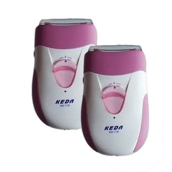 ประเทศไทย Keda Twosister เครื่องถอนขนไฟฟ้า รุ่น 175x2 ( สีชมพู )