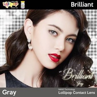 Lollipop คอนแทคเลนส์ รุ่น Brilliant Gray แบบแฟชั่นสายตาปกติพร้อมตลับใส่ (สีเทา) 1 คู่ July 2018 - 4 lollipop คอนแทคเลนส์ รุ่น brilliant gray แบบแฟชั่นสายตาปกติพร้อมตลับใส่ (สีเทา) 1 คู่ - 4