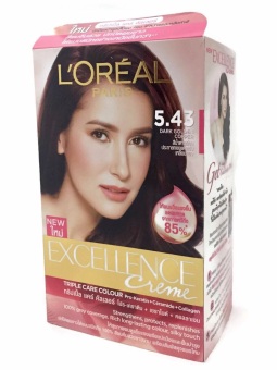 อยากขาย LOREAL Excellence Triple Care Hair Color 5.43น้ำตาลอ่อนประกายทองแดงเข้มเหลือบทอง อยากขาย LOREAL Excellence Triple Care Hair Color 5.43น้ำตาลอ่อนประกายทองแดงเข้มเหลือบทอง