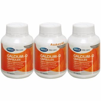 Mega We Care CALCIUM-D 60 แคปซูล (3ขวด) Mega We Care CALCIUM-D 60 แคปซูล (3ขวด)