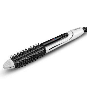2560 Multi-function Curlers and Hair Straighteners Professional Hair Curlers Ceramic Curls Studio Salon Collection Ceramic Curling Wand Professional Hair Straightener(White)
