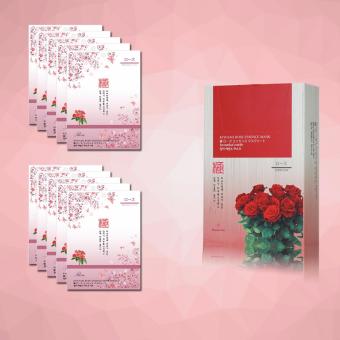 มาร์คหน้าสารสกัดจากดอกกุหลาบ 10 แผ่น Kiwami Rose Essence MaskSheet มาร์คหน้าสารสกัดจากดอกกุหลาบ 10 แผ่น Kiwami Rose Essence MaskSheet