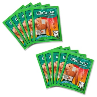 ประเทศไทย Neobun-Gel พลาสเตอร์แก้ปวด สูตรเย็น ขนาด 7x10 ซม. (ซอง 2 ชิ้น ) 10ซอง