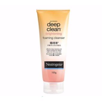 Neutrogena ดีพ คลีน ไบรเทนนิ่ง โฟม 100 กรัม Neutrogena ดีพ คลีน ไบรเทนนิ่ง โฟม 100 กรัม