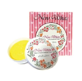 New White White & Smooth Deodorant Cream นิวไวท์ ครีมรักแร้ขาวปรับสีผิวใต้วง แขน New White White & Smooth Deodorant Cream นิวไวท์ ครีมรักแร้ขาวปรับสีผิวใต้วง แขน