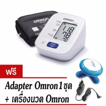 Omron เครื่องวัดความดัน รุ่น HEM-7121 (แถมฟรี Adapter Omron และเครื่องนวดไฟฟ้า Omron มูลค่าราคา 690 บาท)