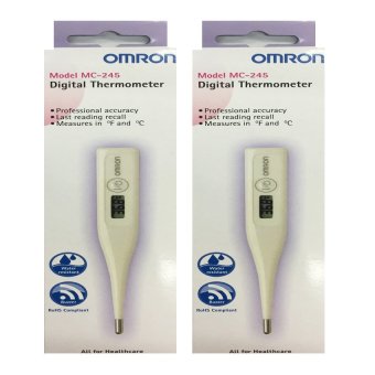 OMRON Model MC-245 Digital Thermometer เครื่องวัดอุณหภูมิ (2 อัน)