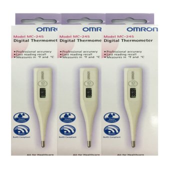 OMRON Model MC-245 Digital Thermometer เครื่องวัดอุณหภูมิ (3 อัน)