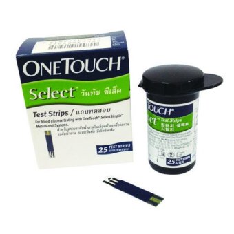 OneTouch เทส สตริป แถบทดสอบน้ำตาลในเลือด 25 ชิ้น