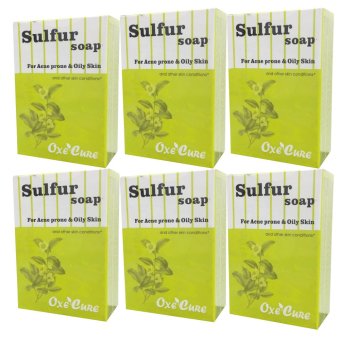 Oxe cure sulfur soapอ๊อกซีเคียว ซัลเฟอร์โซฟ30กรัม(6กล่อง) Oxe cure sulfur soapอ๊อกซีเคียว ซัลเฟอร์โซฟ30กรัม(6กล่อง)