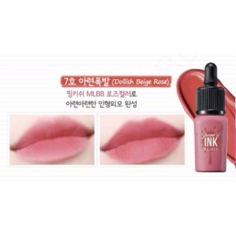 Peripera Peri's Ink Velvet #07 Dollish Beige Rose ลิปแมทกำมะหยี่นุ่มลื่น สีสวยติดทนนานราวกับวิปครีม แทบไม่ต้องทาซ้ำแม้ดื่มน้ำหรือทานอาหาร Peripera Peri's Ink Velvet #07 Dollish Beige Rose ลิปแมทกำมะหยี่นุ่มลื่น สีสวยติดทนนานราวกับวิปครีม แทบไม่ต้องทาซ้ำแม้ดื่มน้ำหรือทานอาหาร
