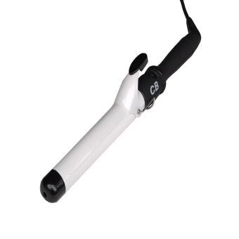 ราคา ที่ม้วนผม แปรงม้วนผมไฟฟ้า เครื่องม้วนผม Professional Ceramic Curling Iron CB-28 - White