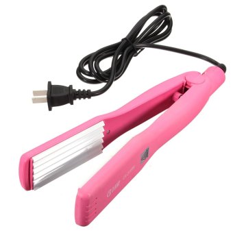 ประเทศไทย Professional Hair Curler Crimper Iron Curling Anion Curl Wave Machine Salon Pink