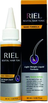 Riel Revital Hair Tonic Nano Formula Light Weight Liquid Formulaเรียล รีไวทอล แฮร์ โทนิค สูตรนาโน 60 มล. Riel Revital Hair Tonic Nano Formula Light Weight Liquid Formulaเรียล รีไวทอล แฮร์ โทนิค สูตรนาโน 60 มล.