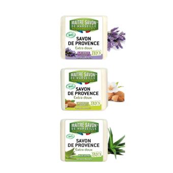 Savon De Provence Organic Soap (BIO) Pack 3 Savon De Provence Organic Soap (BIO) Pack 3