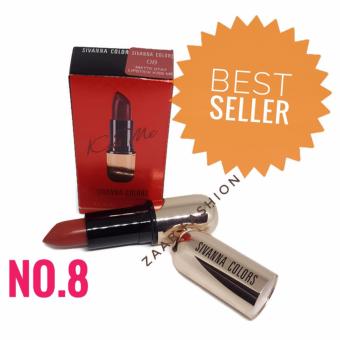 SIVANNA COLORS MATTE STAY LIPSTIC KISS ME (2 แท่ง No.08 + No.13) ลิปสติกเนื่้อแมทท์ เนื้อนุ่ม ติดทนนาน No. 08 สียอดฮิตในโลก Social June 2018 - 3 SIVANNA COLORS MATTE STAY LIPSTIC KISS ME (2 แท่ง No.08 + No.13) ลิปสติกเนื่้อแมทท์ เนื้อนุ่ม ติดทนนาน No. 08 สียอดฮิตในโลก Social - 3