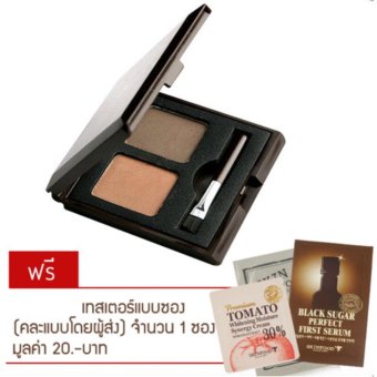 SkinFood Choco Eyebrow Powder Cake พาเลตเขียนคิ้ว # 2 ฟรี เทสเตอร์ 1 ซอง SkinFood Choco Eyebrow Powder Cake พาเลตเขียนคิ้ว # 2 ฟรี เทสเตอร์ 1 ซอง