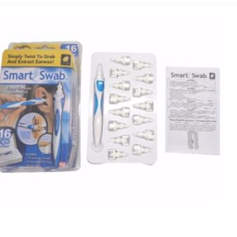 Smart Swab ไม้แคะหู ทำความสะอาดหู ปั่นหู เครื่องแคะหู พร้อมหัวปั่น16 หัว Smart Swab ไม้แคะหู ทำความสะอาดหู ปั่นหู เครื่องแคะหู พร้อมหัวปั่น16 หัว