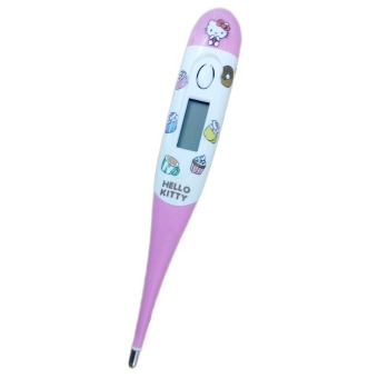 SOS Plus Clinical Digital Thermometer Hello Kitty เอสโอเอส พลัส เทอร์โมมิเตอร์ รุ่นHKT02 (สีชมพู)