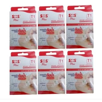 ซื้อ/ขาย SOS Plus T1 พลาสเตอร์ปิดแผลกันน้ำ ชนิดใส ขนาด 2.5 x 5.6 ซม. จำนวน 6 กล่อง (กล่องละ 10 ชิ้น)