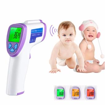 VAUKO : เทอร์โมมิเตอร์ แบบอินฟาเรด สำหรับ วัดอุณหภูมิ วัดไข้ รุ่น FI-01 จำนวน 1 กล่อง (สีขาว)