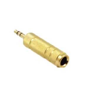 ราคา 2 size Gold Guitar Headset Adapter Headsets Separate Headphone Microphone - intl