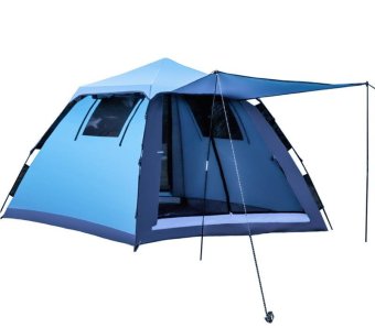 4 คน หลังคากันน้ำเต็นท์ชายหาดเต็นท์ตารางอัตโนมัติทันทีในงานตั้งแคมป์ เดินป่า - intl