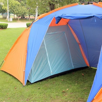 5-8 Person Camping Tent Family Shelter Dome Canvas Hiking 2 Rooms Waterproof - intl