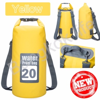 ราคา Bangkok life กระเป๋ากันน้ำ ถุงกันน้ำ ถุงทะเล Waterproof Bag ความจุ 20 ลิตร กระเป๋า กระเป๋าสะพาย กระเป๋าเป้สะพายหลัง