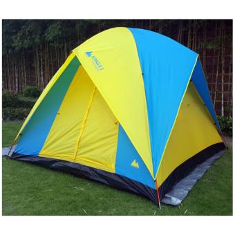 CAMPING IN TH เต็นท์ JUNGLE 5 ขนาด 270x270x200 ซม.(สีฟ้า+เหลือง)