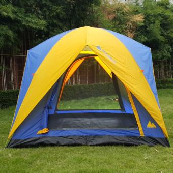 CAMPING IN TH เต็นท์ MOCHO-III ขนาด 210x210x170 ซม.(สีน้ำเงิน+เหลือง)