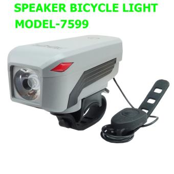 ประเทศไทย CMA ไฟจักรยานสว่างมาก พร้อมแตรไฟฟ้า 350LM CREE XPG HJ-7599