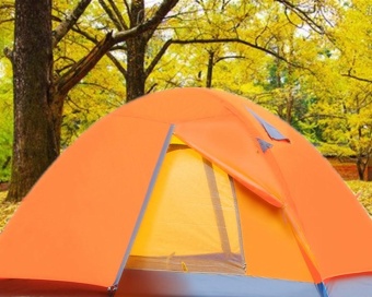 Double-layer Camping Tent Canopy Outdoor Beach Shelter Windproof Waterproof New - intl