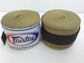 2561 FAIRTEX ผ้าพันมือ แฟร์เท้ก ลายพราง - Fairtex Army Green Elastic HandWraps - Thai Army
