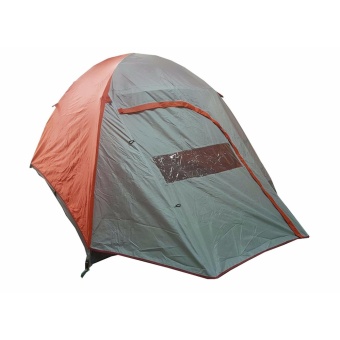 Field and Camping สนามเดินป่า เต็นท์ Nano ขนาด 250x(190/145)x145 ซม. สีส้ม-เทา