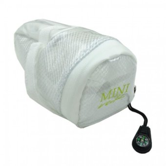 ราคา Gateway MINI RAK กระเป๋าติดใต้อานจักรยาน 1.8L พร้อมพวงกุญแจเข็มทิศ ( สีขาว )