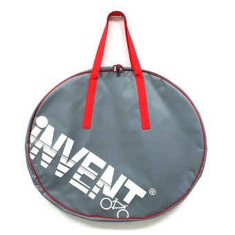 ซื้อ/ขาย INVENT กระเป๋าใส่ 2 ล้อ700C สีเทา สายหิ้วสีแดง