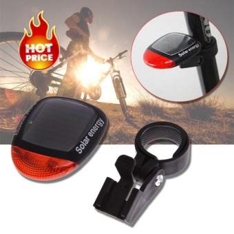 ราคา JJ ไฟท้ายจักรยานพลังงานแสงอาทิตย์ Bike Solar Cell Light รุ่น NO.909 (Black)