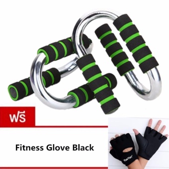 ซื้อ/ขาย JJ ที่วิดพื้น บาร์วิดพื้น ดันพื้น หนาพิเศษ Push Up Grip Push Up Bar แถมฟรี YUEYAN ถุงมือฟิตเนส ถุงมือออกกำลังกาย Fitness Glove Weight Lifting Gloves Black( Int:S)
