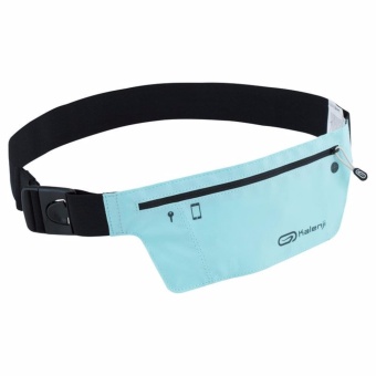 ประเทศไทย KALENJI กระเป๋าสมาร์ทโฟนแบบคาดเอวสำหรับนักวิ่ง สีSKY BLUE