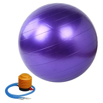 2561 Kinglion Sport 65CM ลูกบอลโยคะผิวเรียบสีม่วง โยคะบอล ลูกบอลออกกําลังกาย ฟิตบอล ลูกบอลฟิตเนส ฟิตเนสบอล ยิมบอล อุปกรณ์ฟิตเนส ออกกําลังกายลดพุง Purple Fitball Fitness Ball Yoga Ball Massage Ball