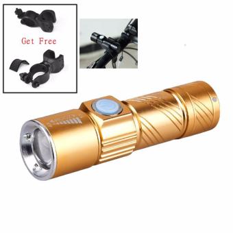 ราคา Kira ไฟฉาย Mini LED ทรงพลังส่องสว่าง USB ชาร์ท กันน้ำ สำหรับจักรยานพร้อมขายึด